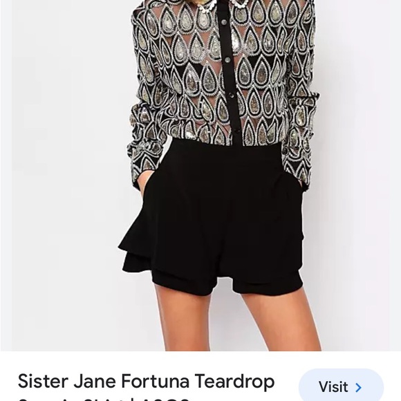 Sister Jane Fortuna Teardrop Sequined Top - Picture 2 of 8